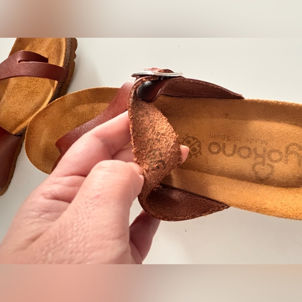 Yokono Made In Spain Leather Sandals - Picture 5 of 5
